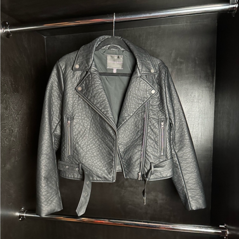 Victorias Secret faux leather jacket
